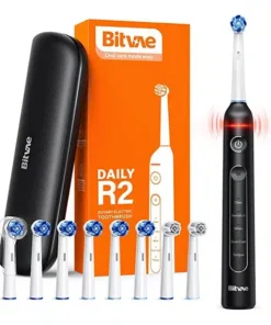 Bàn chải điện Bitvae R2, kèm 5 đầu thay thế