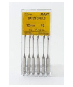 Mũi Gates Drills Mani Nhật Bản (Hộp 6 cây)