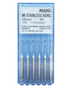 Mũi Nạo Ngà MANI MI STAINLESS BURS(Hộp 6 cây)