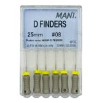 Trâm thăm dò ống tủy D-Finders – Mani Nhật Bản (Hộp 6 cây)