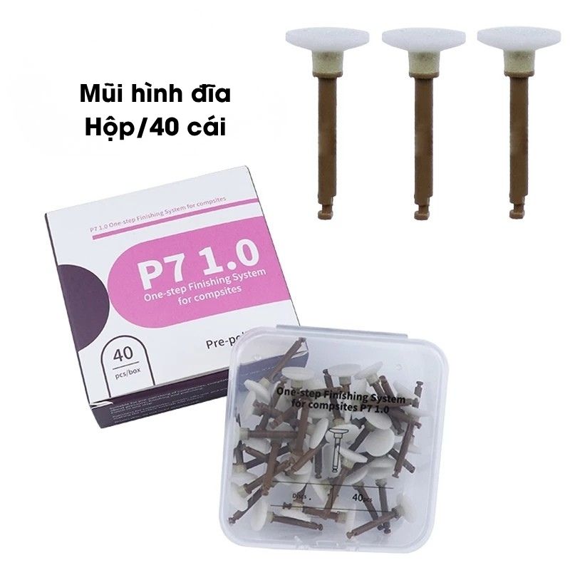 Hệ thống mũi đánh bóng composite hoàn thiện Dentpark P7 1.0 – hình 6