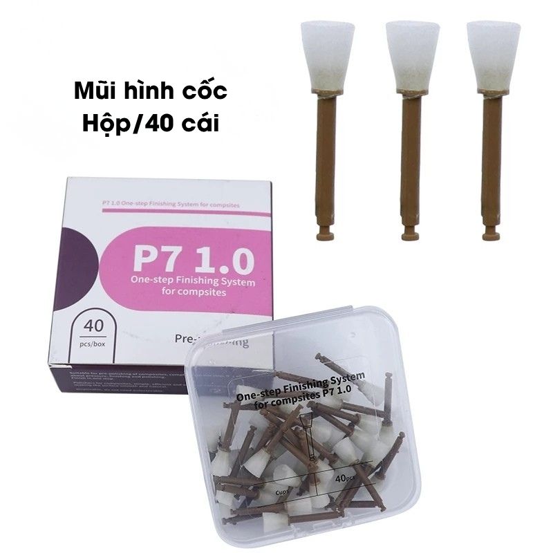 Hệ thống mũi đánh bóng composite hoàn thiện Dentpark P7 1.0 – hình 4