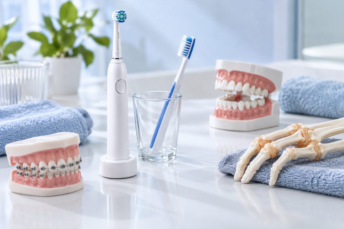 Minh họa khi nào nên cân nhắc bàn chải điện
