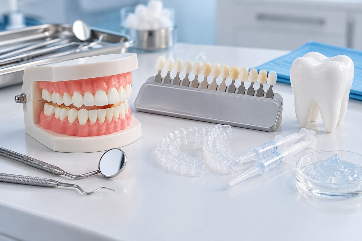 Minh họa chỉ định và chống chỉ định tẩy trắng răng