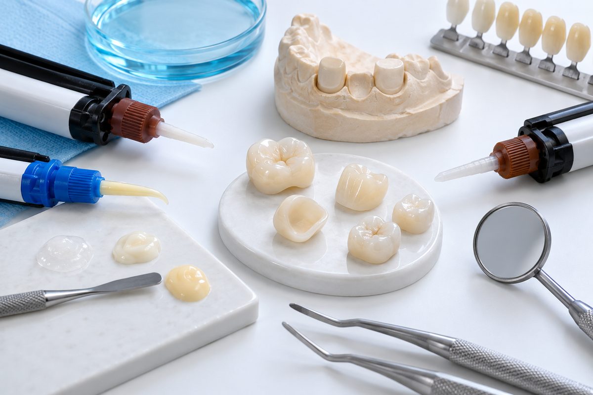 Minh họa bốn tiêu chí chọn xi măng cho zirconia