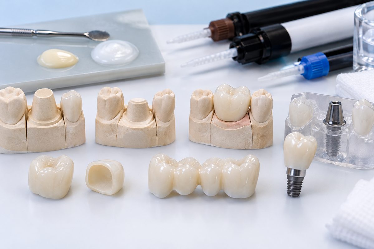 Minh họa bảng gợi ý theo từng loại phục hình