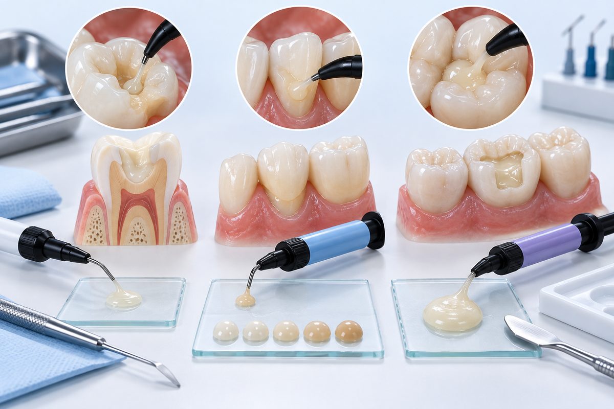 Minh họa chọn flowable theo mục đích