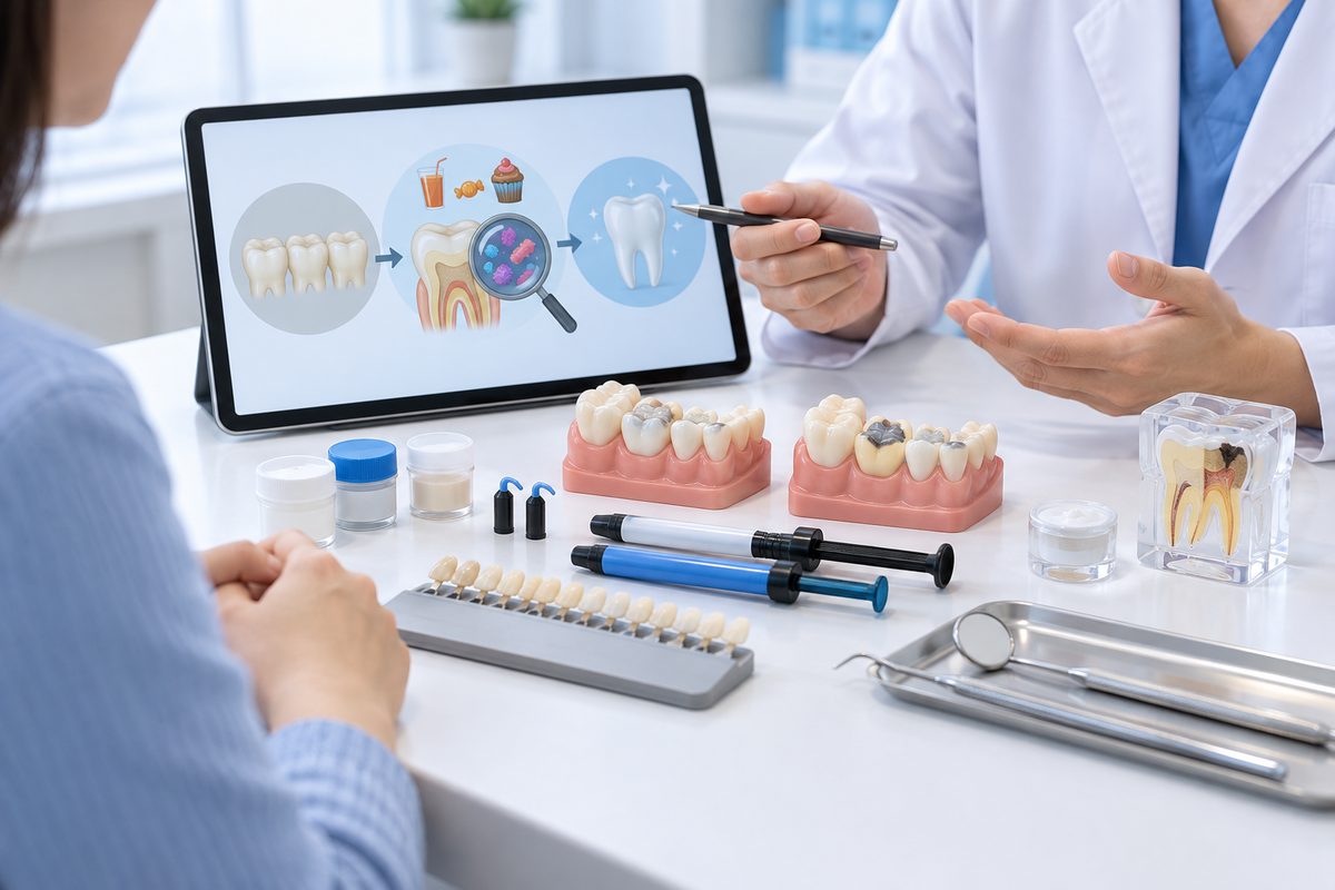 Minh họa cách trao đổi với bệnh nhân