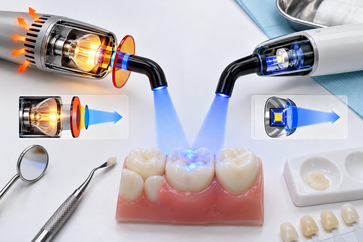 Minh họa hai loại đèn hoạt động khác nhau thế nào