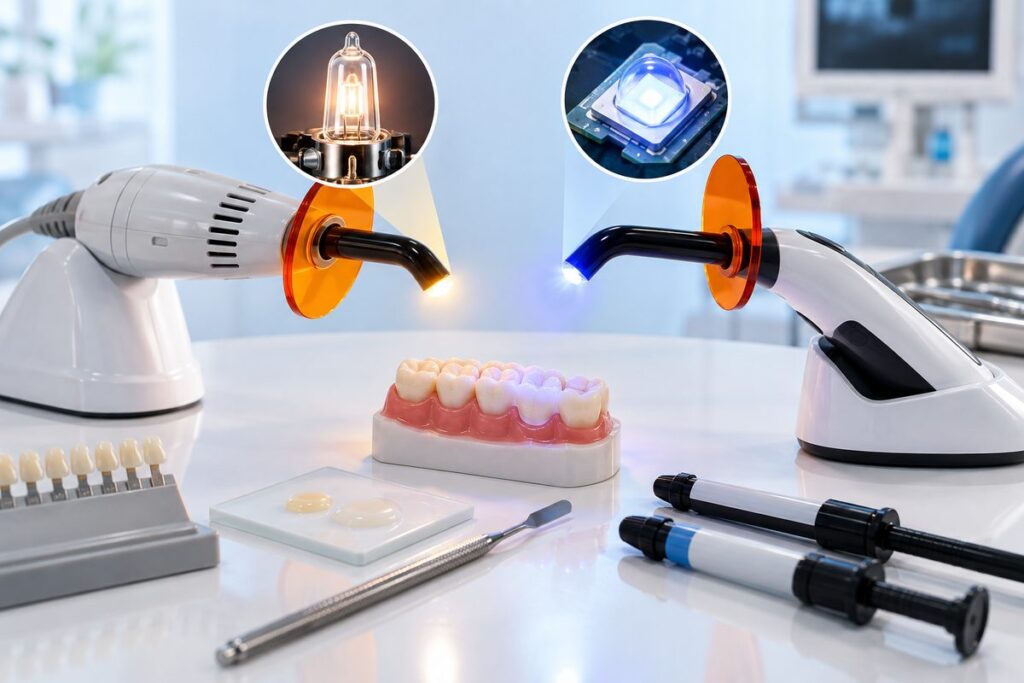 Minh họa đèn trám LED và halogen, loại nào đáng đầu tư hơn
