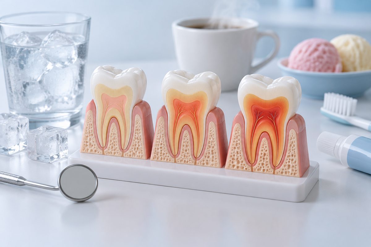 Minh họa đánh giá mức độ ê buốt