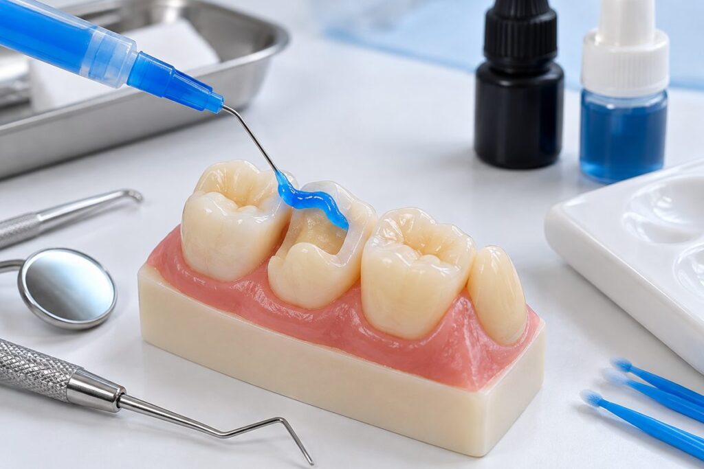 Minh họa etching chọn lọc trên men, khi nào nên áp dụng