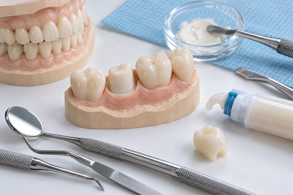 Minh họa răng tạm có vai trò gì