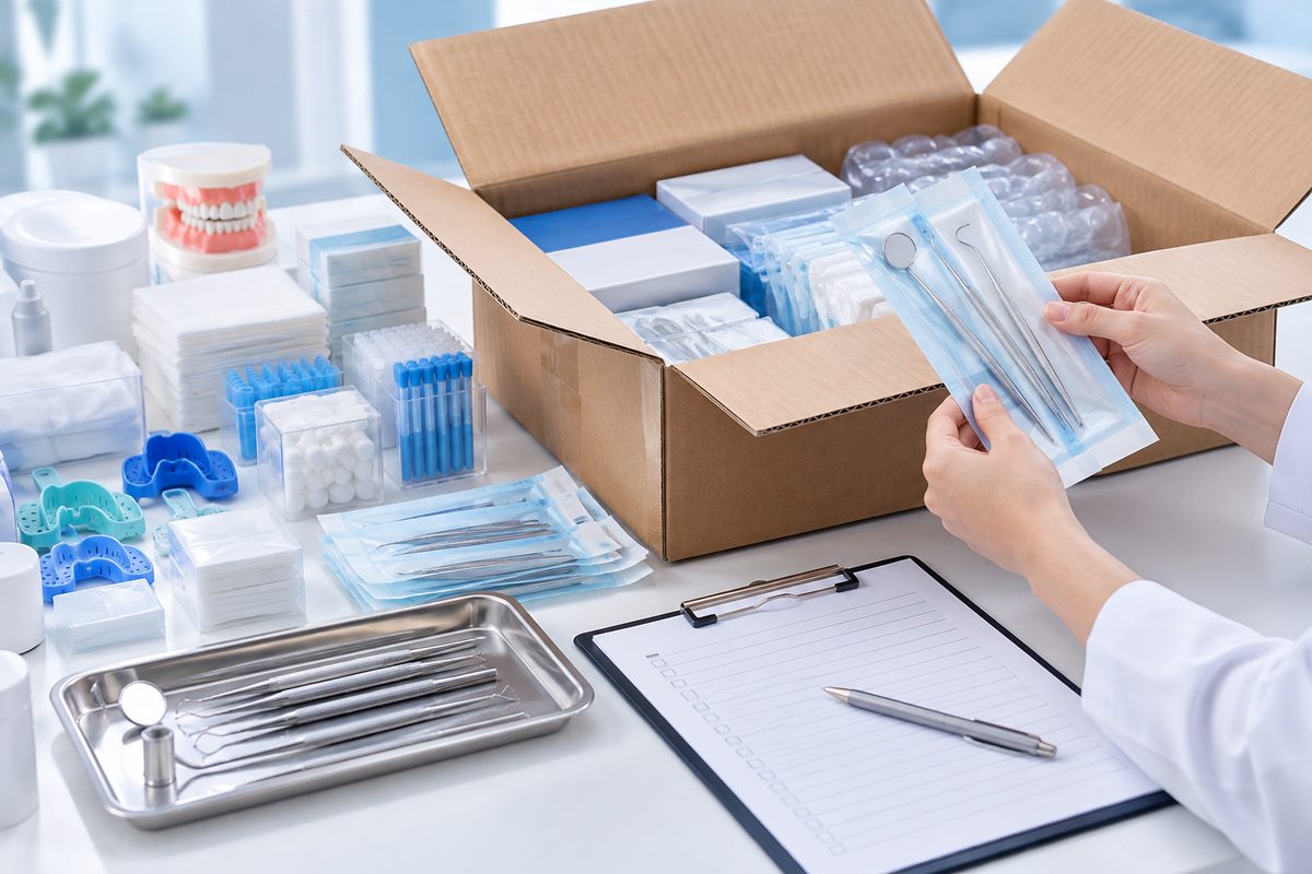 Minh họa cách đặt đơn đầu tiên và kiểm hàng khi nhận