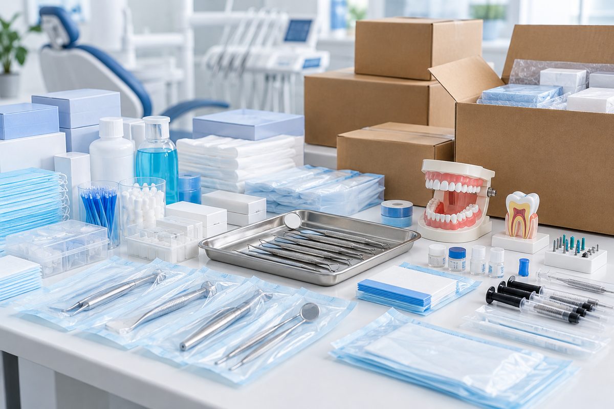 Minh họa mua vật liệu nha khoa tại Cao Lãnh ở đâu uy tín