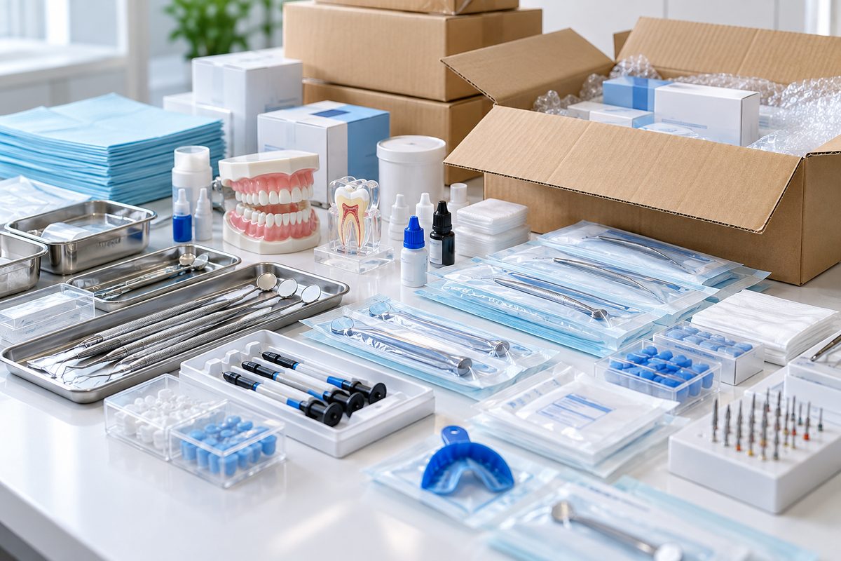 Minh họa mua vật liệu nha khoa tại Hà Nội ở đâu uy tín