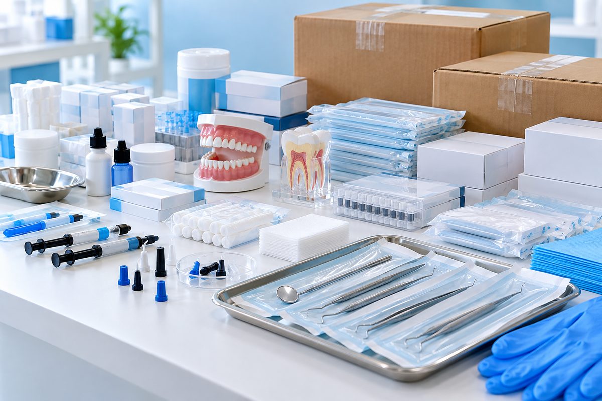 Minh họa mua vật liệu nha khoa tại Quảng Ngãi ở đâu uy tín