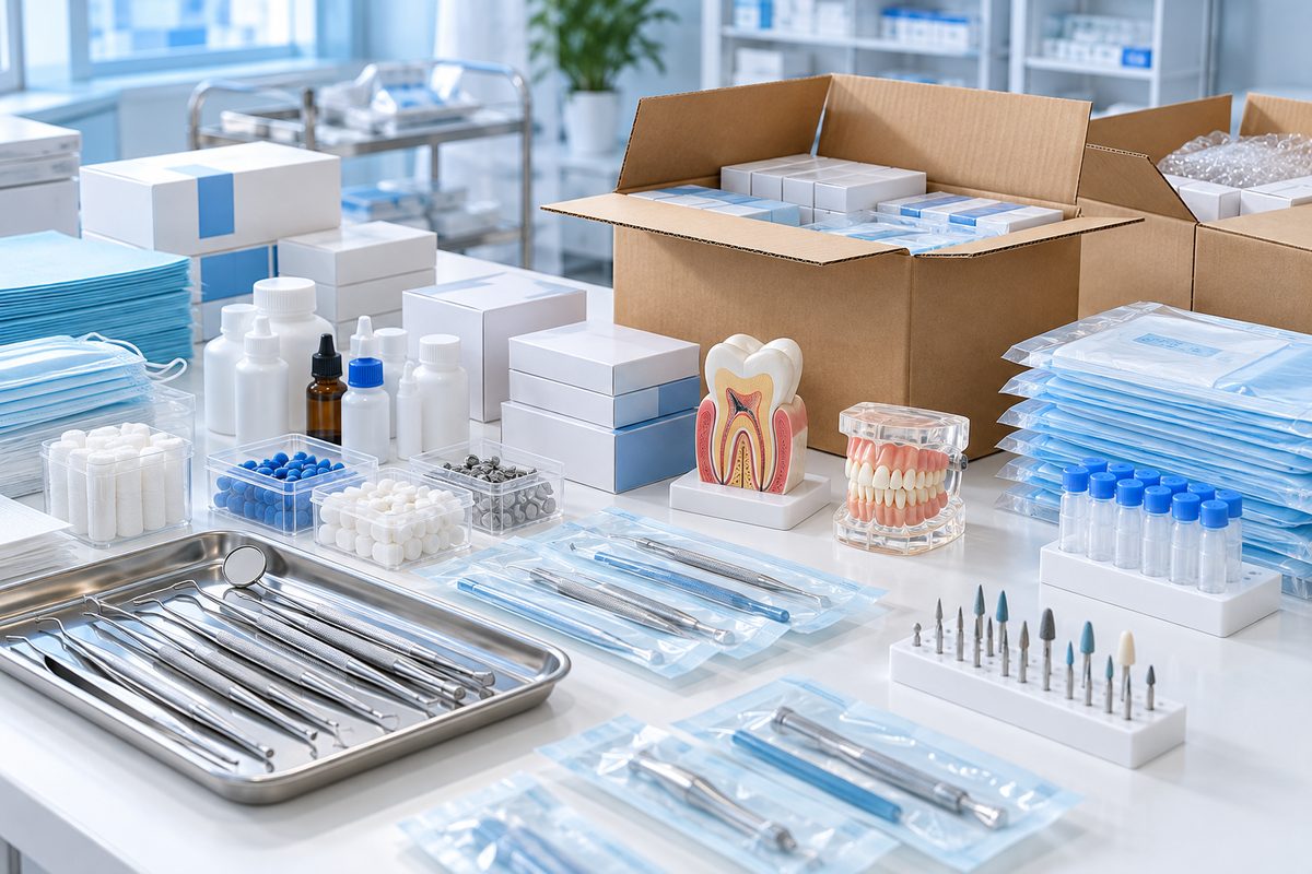 Minh họa mua vật liệu nha khoa tại Thái Nguyên ở đâu uy tín