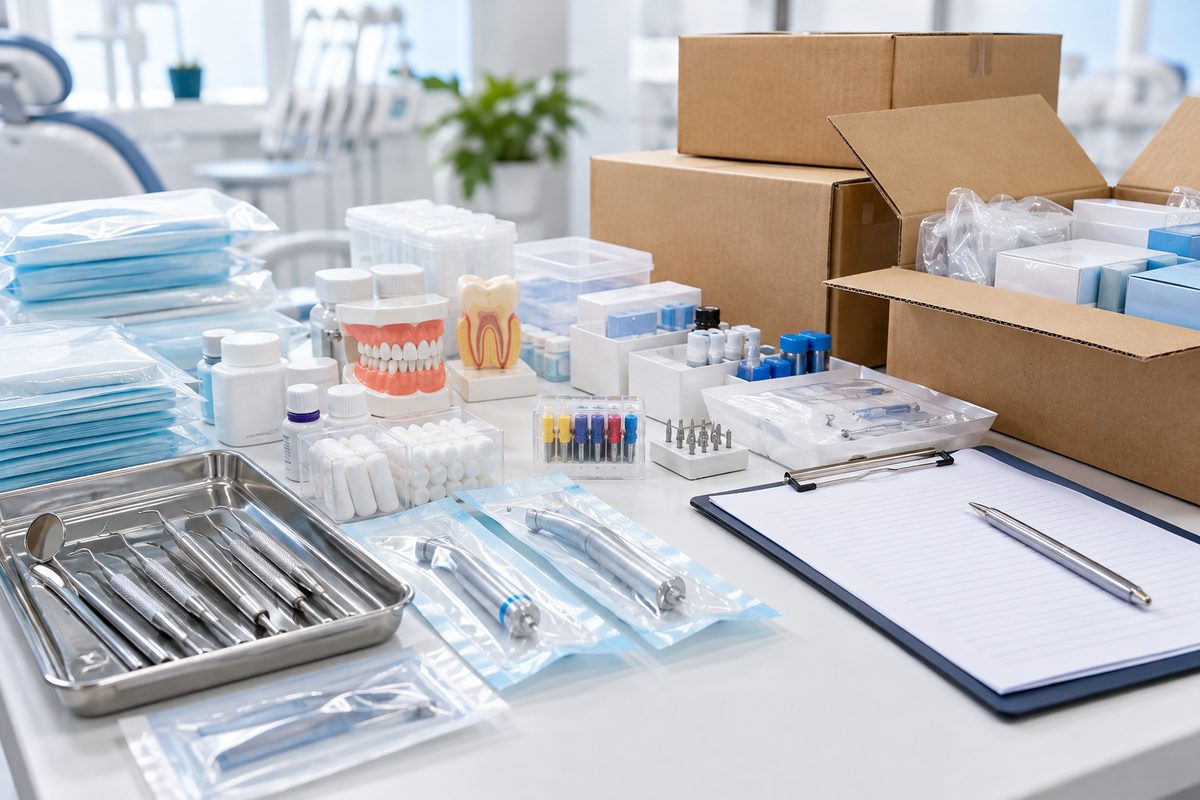 Minh họa mua vật liệu nha khoa tại TPHCM ở đâu uy tín