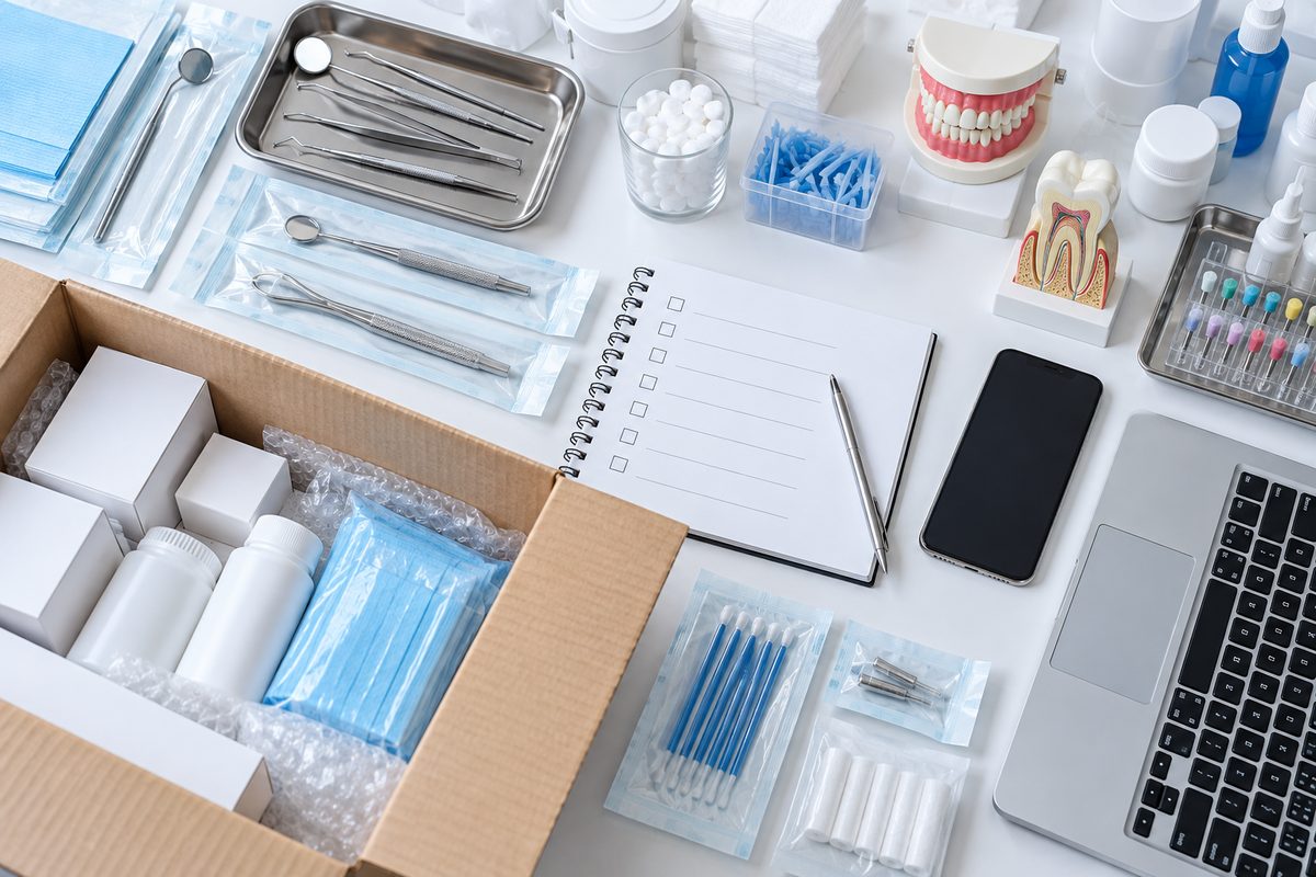 Minh họa mua vật liệu nha khoa tại Vĩnh Long có những cách nào