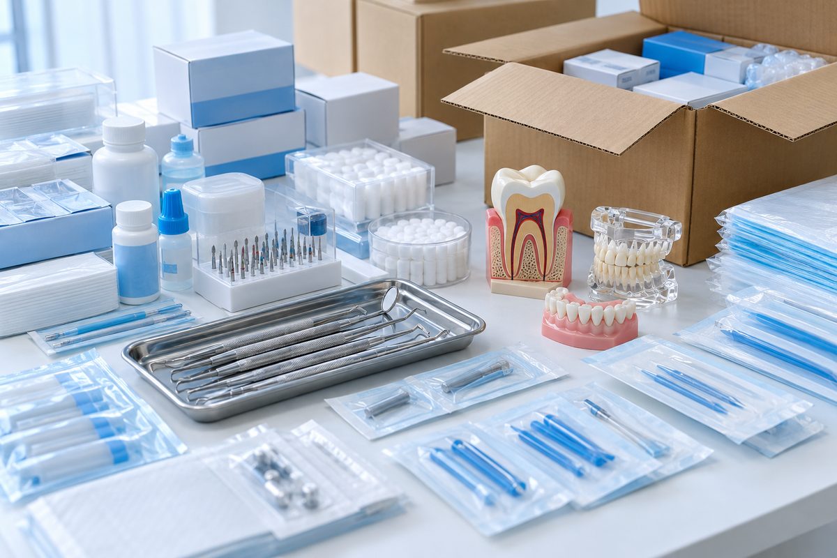 Minh họa mua vật liệu nha khoa tại Vĩnh Long ở đâu uy tín