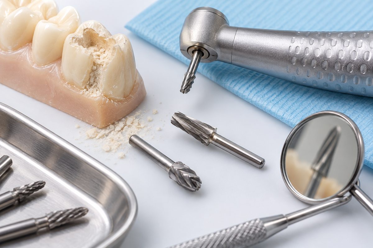 Minh họa dấu hiệu mũi carbide sắp gãy hoặc rung bất thường