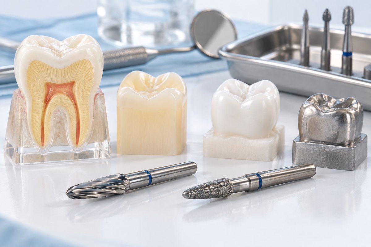 Minh họa mũi khoan carbide và kim cương, khi nào dùng loại nào