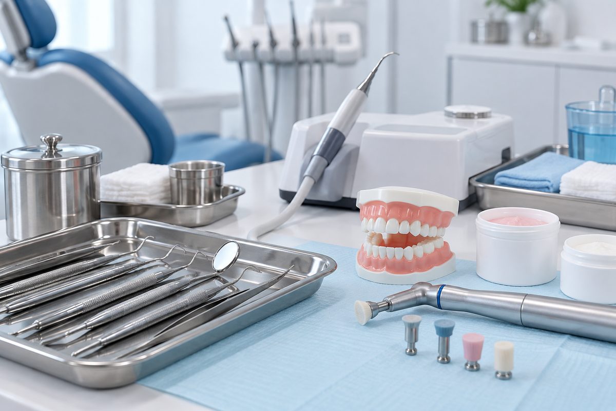 Minh họa quy trình cạo vôi và đánh bóng răng đúng kỹ thuật
