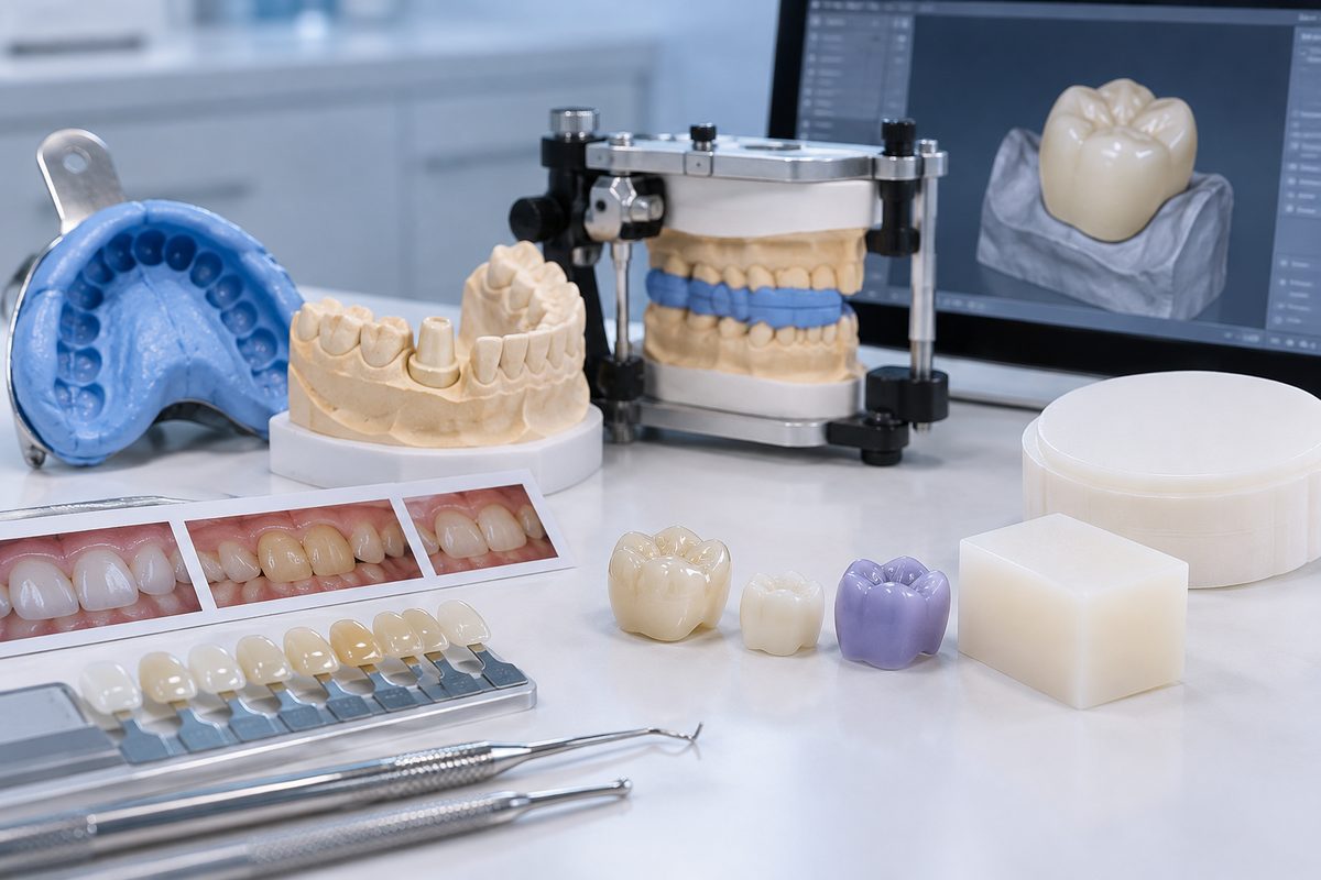 Minh họa vai trò của labo và cách phối hợp với nha sĩ