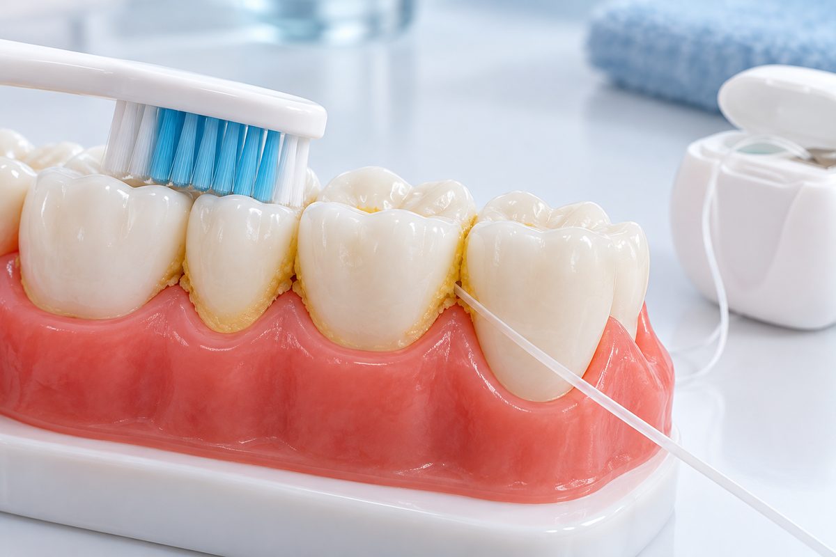 Minh họa vì sao vệ sinh kẽ răng quan trọng