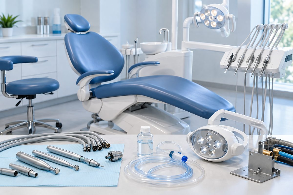 Minh họa tiêu chí chọn ghế máy nha khoa cần kiểm tra những gì